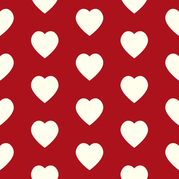 Valentine patroon. Naadloze textuur met hart. — Stockvector