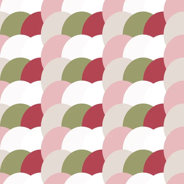 Motif vectoriel géométrie. cercle ornement sans couture — Image vectorielle