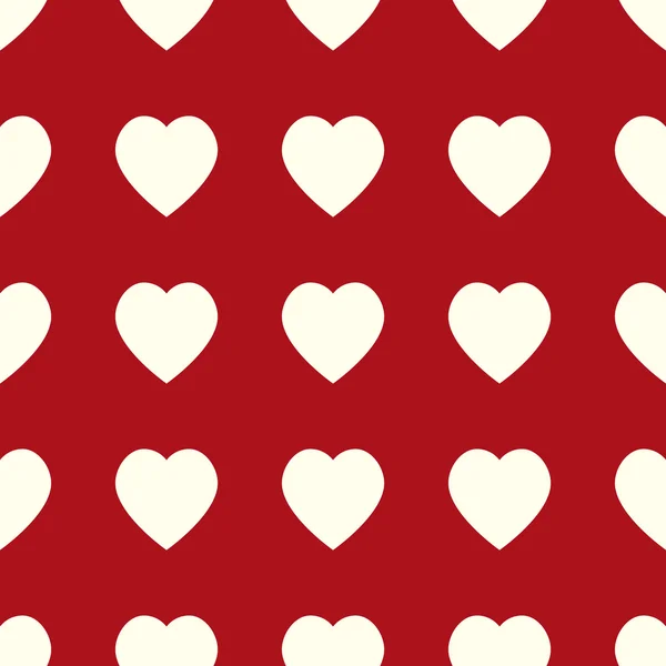 Patrón Valentine. Textura sin costuras con corazones . — Vector de stock