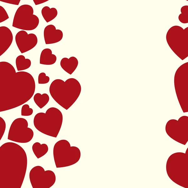 Patrón Valentine. Textura sin costuras con corazones . — Vector de stock