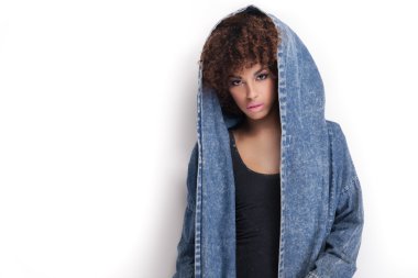 Kot pantolon moda kız.