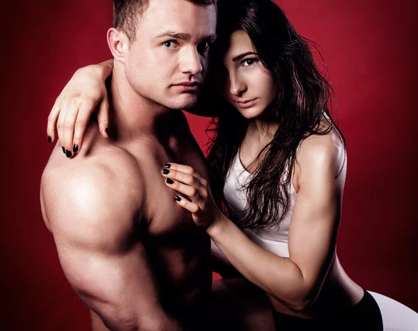 Portrait of sensual couple. — Stock Photo, Image