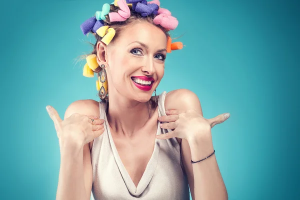 Retrato de chica sonriente. —  Fotos de Stock