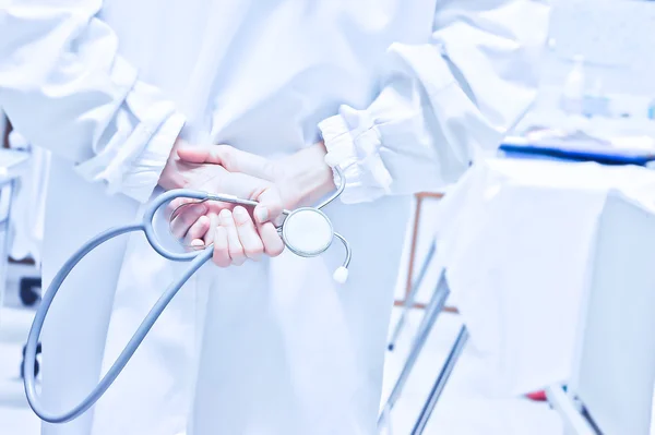 Doctor and stethoscope — Stock Photo, Image