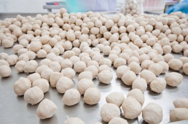 domuz eti et topu arka plan