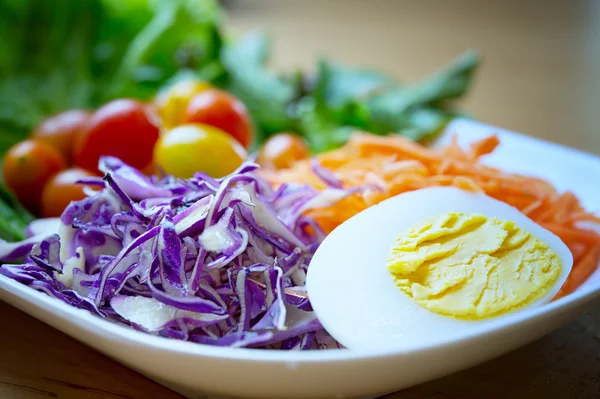 Sebze salatası, gıda Sağlık için — Stok fotoğraf