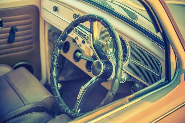 Vintage interior del coche — Foto de Stock