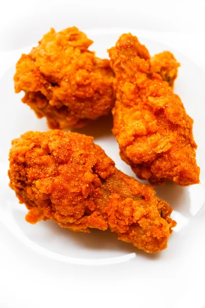 Spicy fried chicken with herbs and spices. — Stock Photo, Image