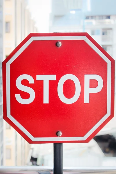 Stoppschild im Freien — Stockfoto