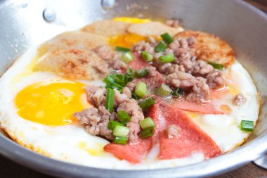 yumurta tava, Kahvaltı.