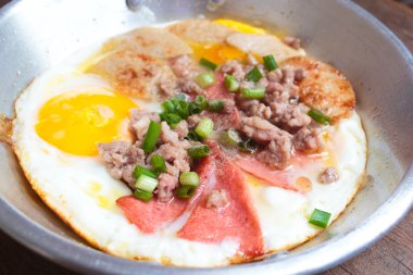 yumurta tava, Kahvaltı.