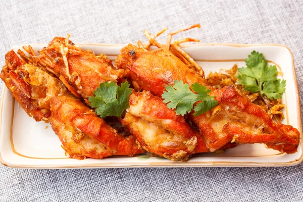 Camarones con ajo . — Foto de Stock