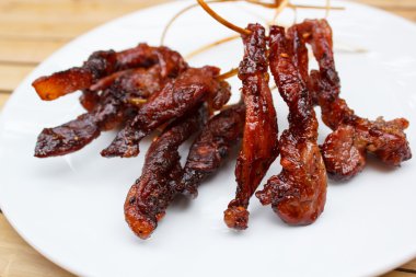 ızgara domuz, stil Tayland gıda.