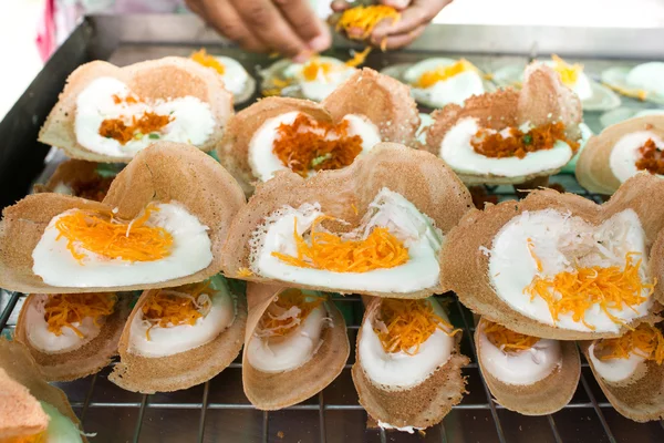 Thai Style Crisp Tart или Khanom Bueang . — стоковое фото