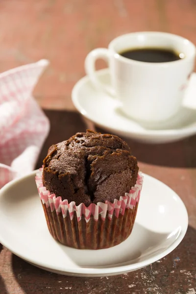 Cupcake και καφέ — Φωτογραφία Αρχείου