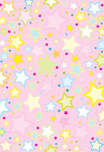 Hintergrund Schöner Bunter Hintergrund Abstraktion Kinderhintergrund Sterne Bunte Muster Heller — Stockfoto
