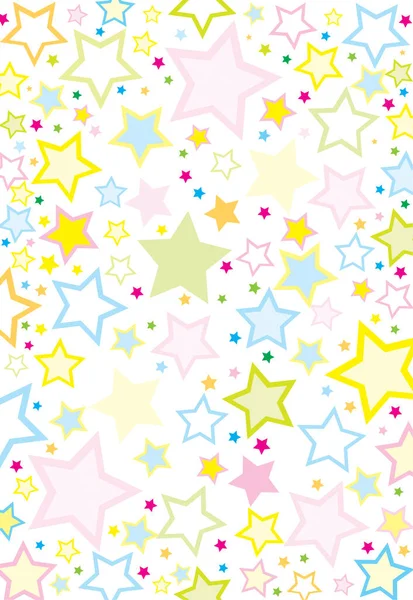 Background Beautiful Colorful Background Abstraction Children Background Stars Multi Colored — стоковое фото