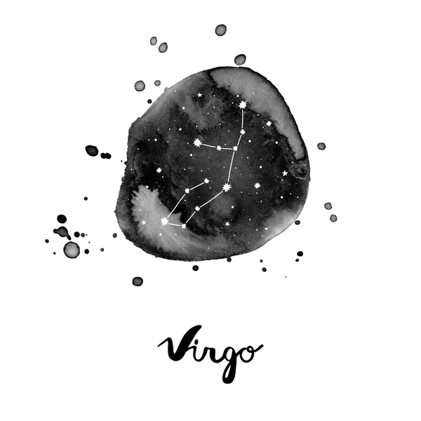 Векторна ілюстрація зі знаком зодіаку Virgo — стоковий вектор