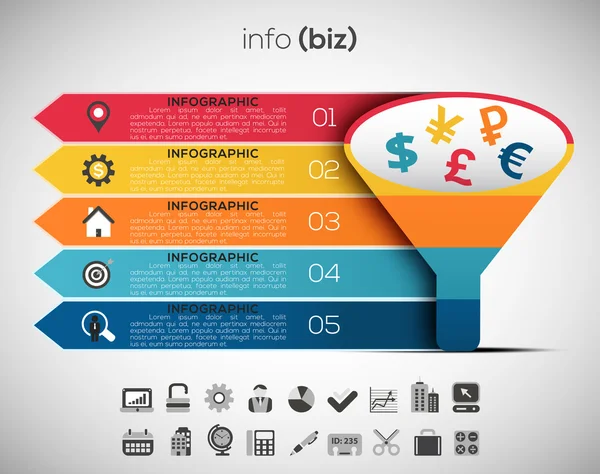 Creative бізнес інфографіки — стоковий вектор