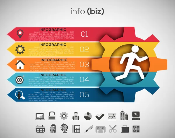 Creative бізнес інфографіки — стоковий вектор