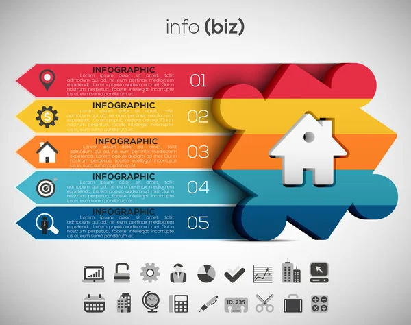 Creative бізнес інфографіки — стоковий вектор