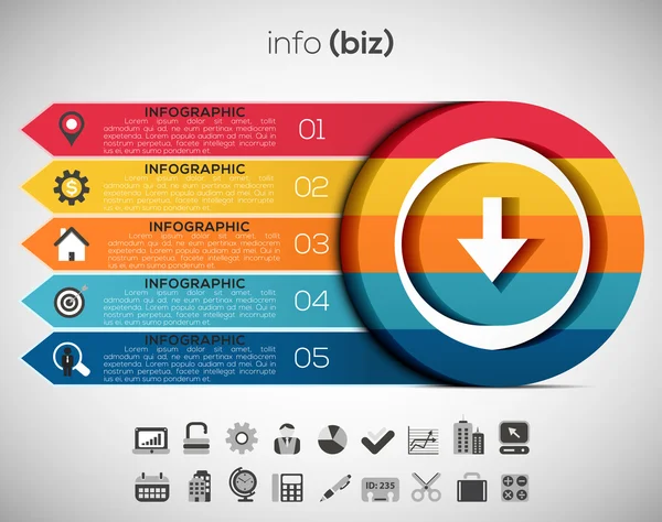 Creative бізнес інфографіки — стоковий вектор