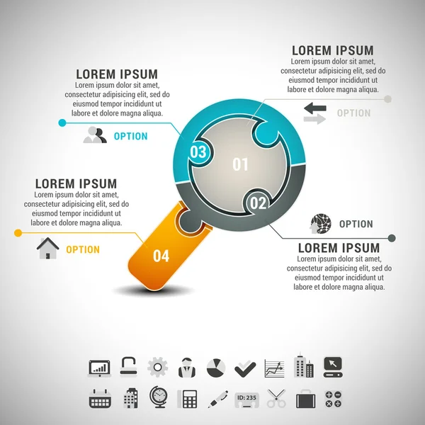 Infografis - Stok Vektor
