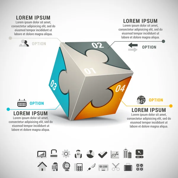 Infografía — Archivo Imágenes Vectoriales