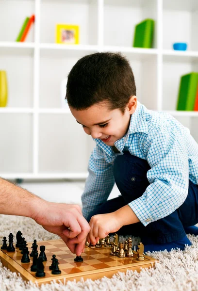 Boy in living room — Stock Photo, Image