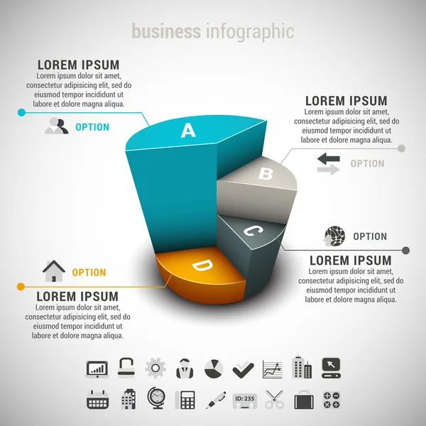 Infografik — Stockvektor