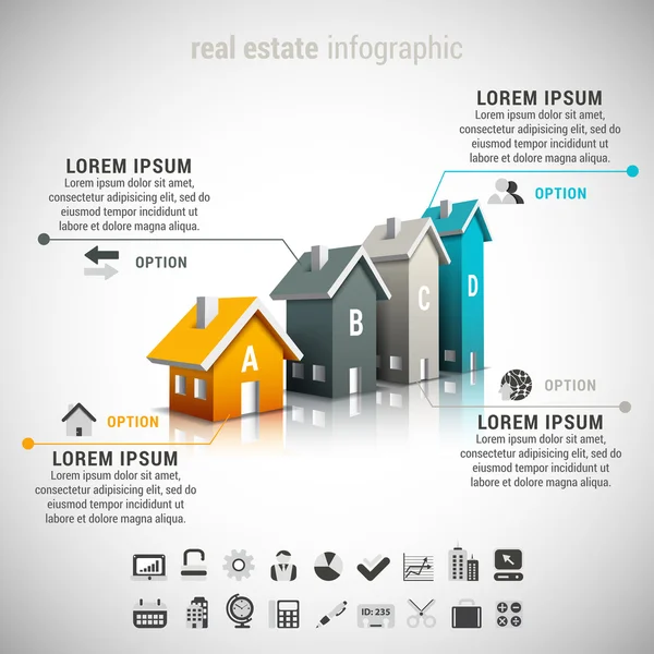 Infografía — Vector de stock