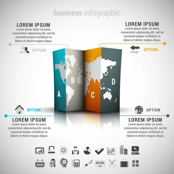 Infographic — Stock Vector