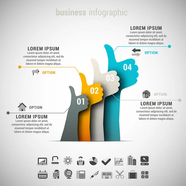 Infografika przedsiębiorstwa — Wektor stockowy