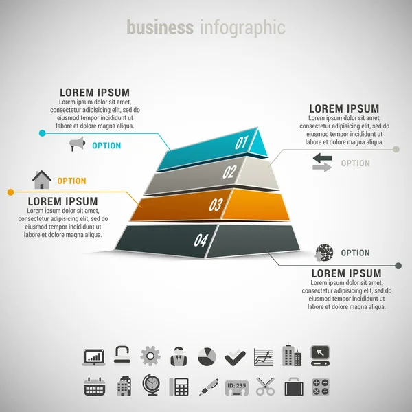 Business Infographic — Stock Vector