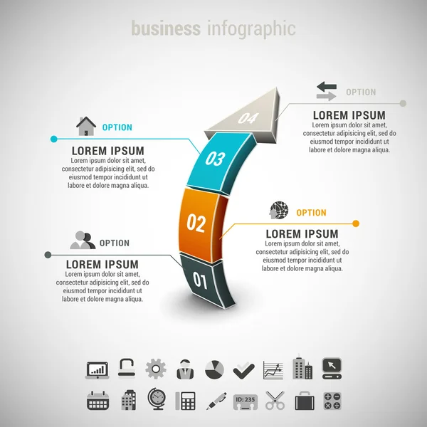 Бізнес інфографіки — стоковий вектор