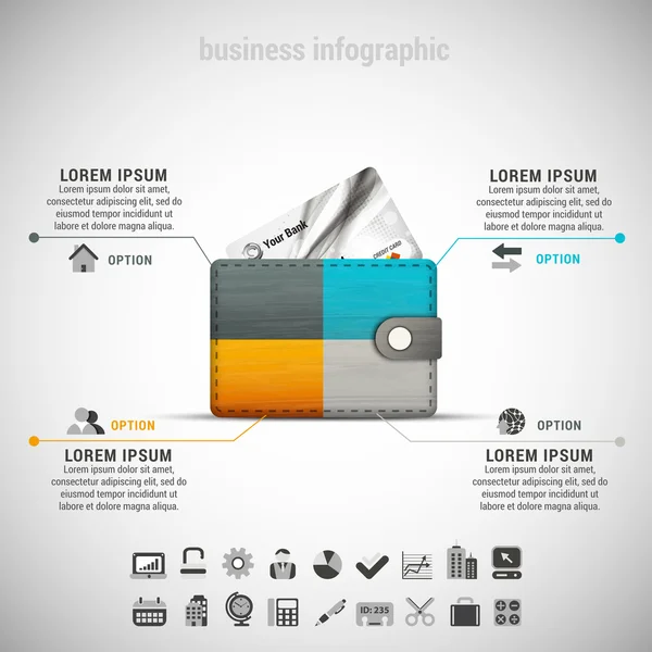 Business Infographic — Stock Vector