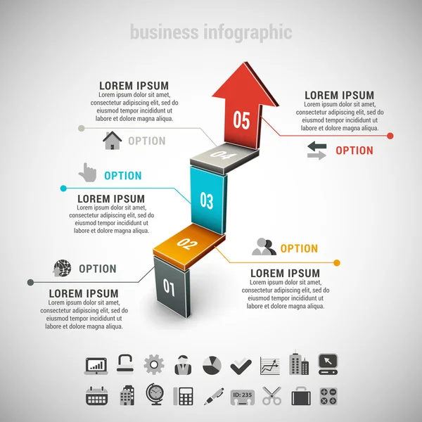 Wirtschaftsinfografik — Stockvektor