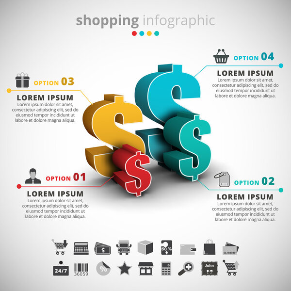 Инфографика покупок
