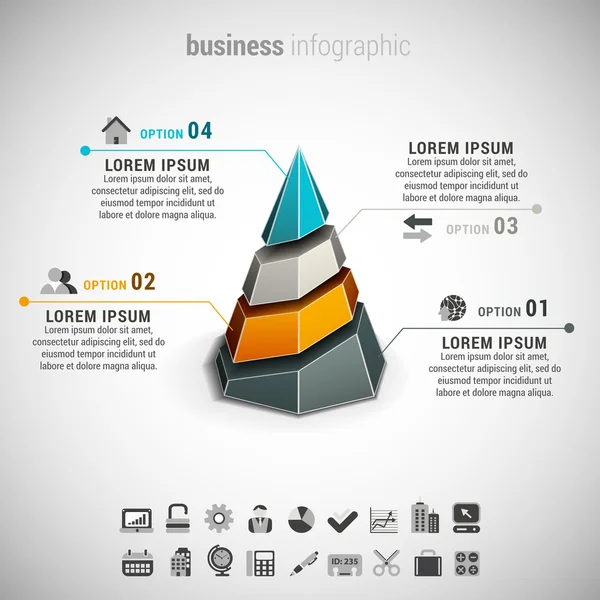 Business Infographic — Stock Vector