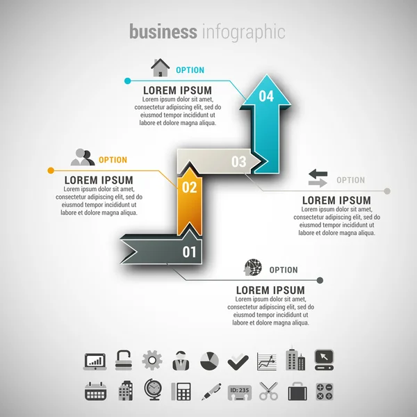 Infografika przedsiębiorstwa — Wektor stockowy