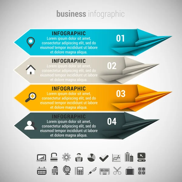 Creative Business Infographic — Stock Vector