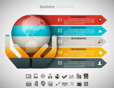Yaratıcı iş Infographic