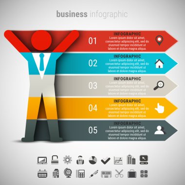 Yaratıcı iş Infographic