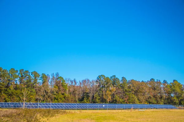 Wrens Usa Solar Panel Farm Wrens Far View — 스톡 사진