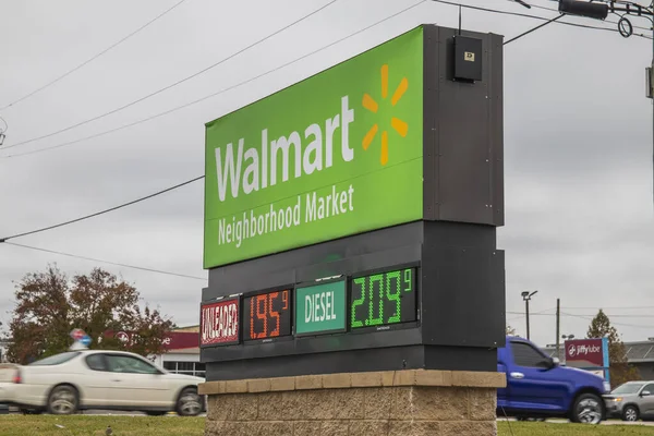 Augusta Usa Precio Del Gas Walmart — Foto de Stock