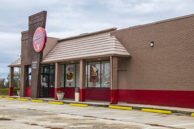 Atlanta, Ga USA 06 07: 20 Huddle House Restoran yan köşesi 
