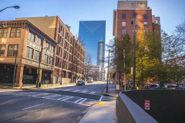 Atlanta Usa Vieille Scène Urbaine Skyline Centre Ville — Photo