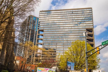Atlanta, Ga USA 03 07: 20: Şehir merkezindeki yüksek binalar gökyüzü çizgisi