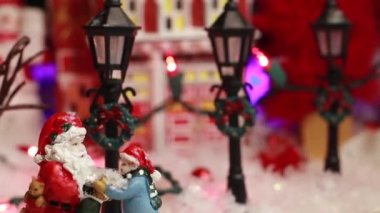 Augusta, Ga USA - 12 05: 20: Coca Cola Holiday Vintage Village koleksiyonu