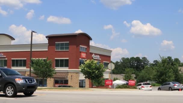 Gwinnett County Usa Drive Covid Testing Eastside Medical Hospital — 图库视频影像